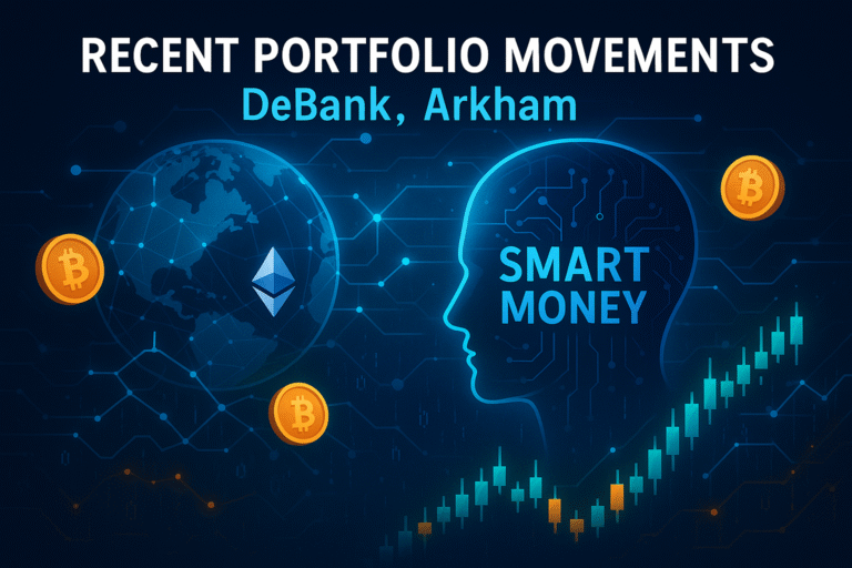 스마트 머니의 최근 포트폴리오 이동 분석 (DeBank·Arkham 기반)