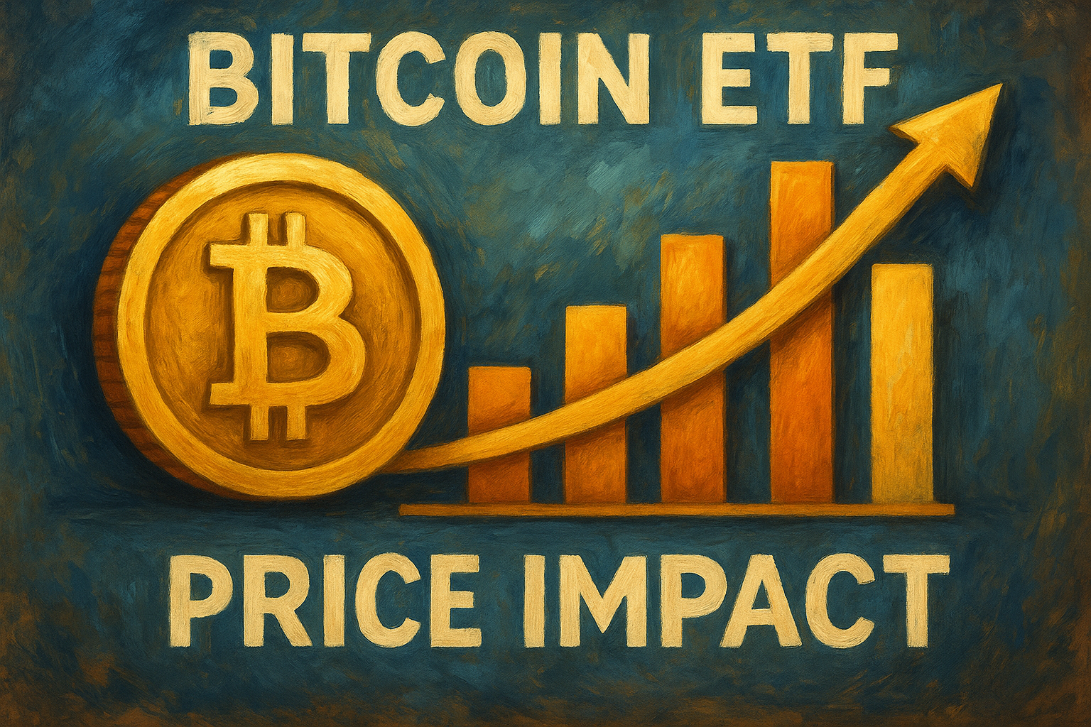 비트코인 ETF가 가격에 미친 영향 그래프