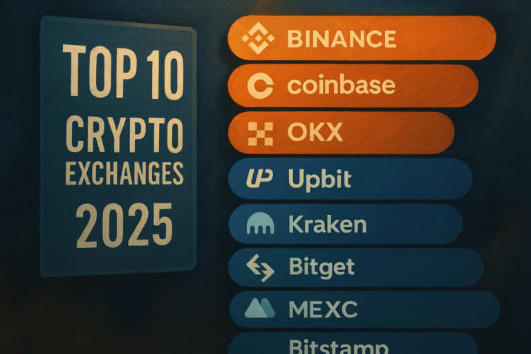 2025년 최신 코인 거래소 순위 TOP 10: 거래량·신뢰도·사용자 기준 종합 분석